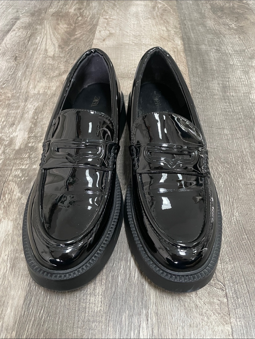 Black Patent Leather Loafer